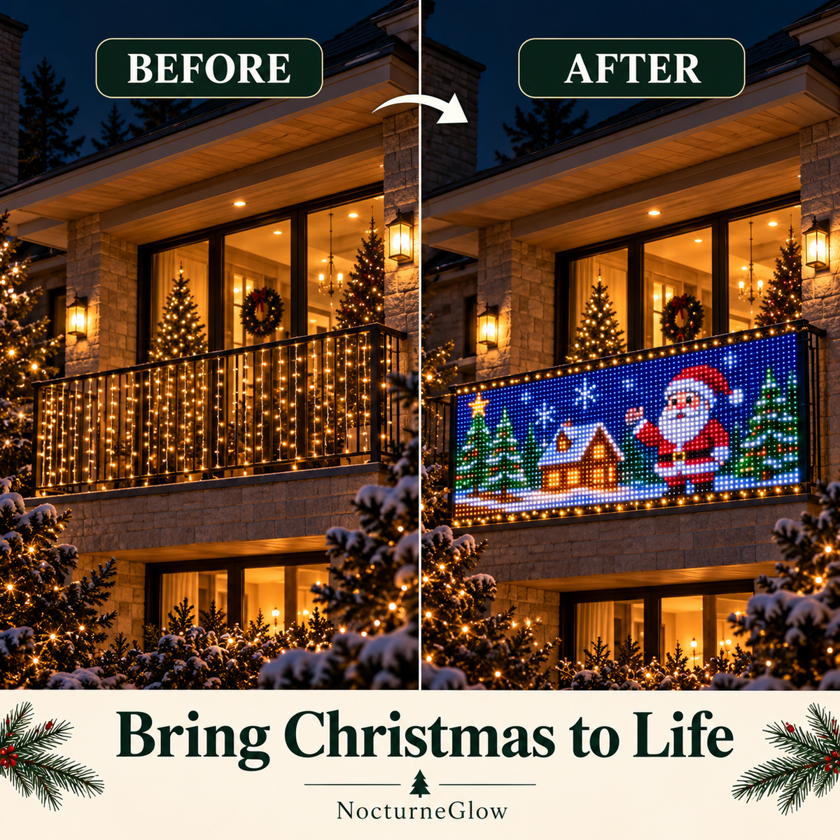 NOCTURNE GLOW SMART PIXEL CURTAIN